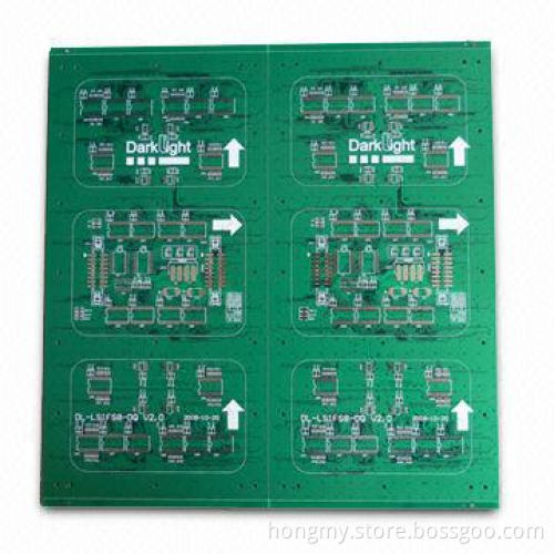 Multi-layered PCB with Lead-free HASL, 1oz Copper Thickness and 0.3mm Minimum Hole Diameter